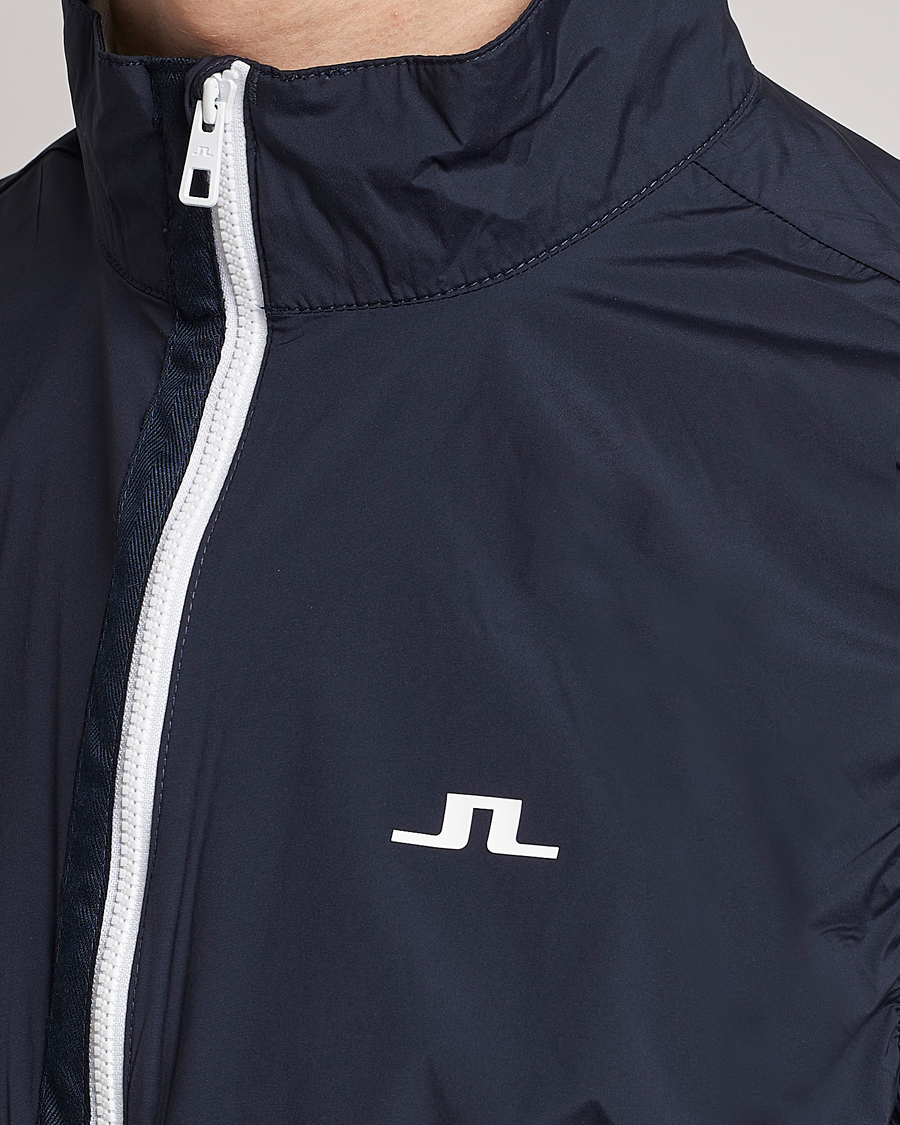 Heren | Gilets | J.Lindeberg | Ash Light Packable Vest Navy