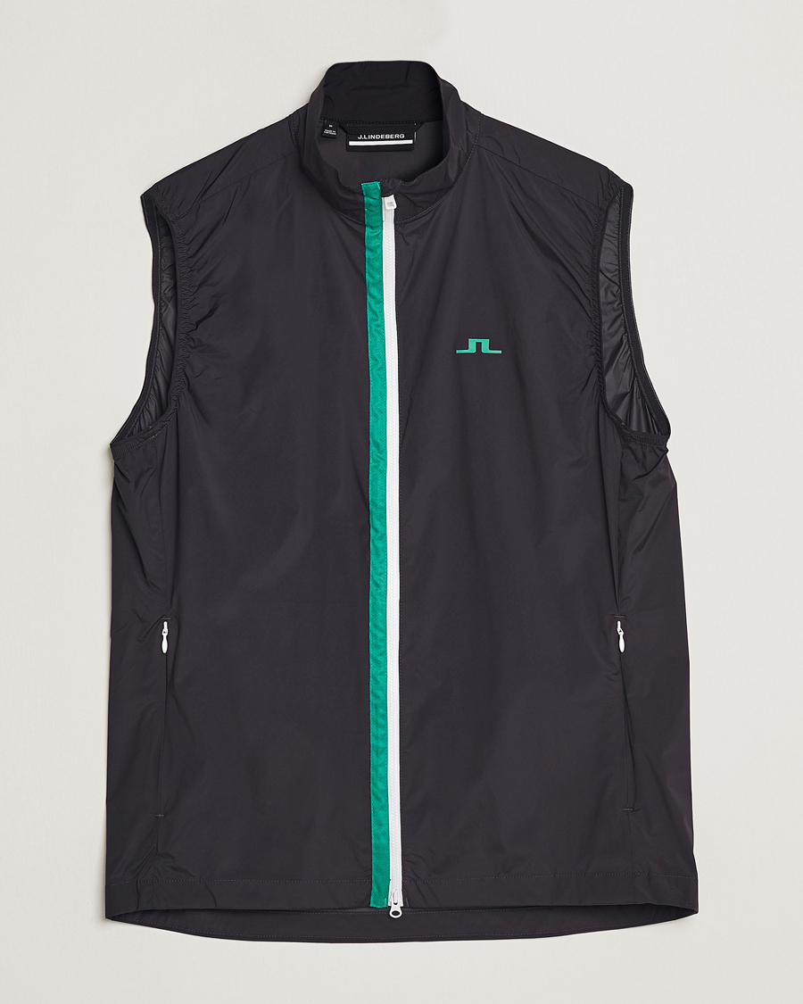 Homme | Gilets | J.Lindeberg | Ash Light Packable Vest Rain Forest