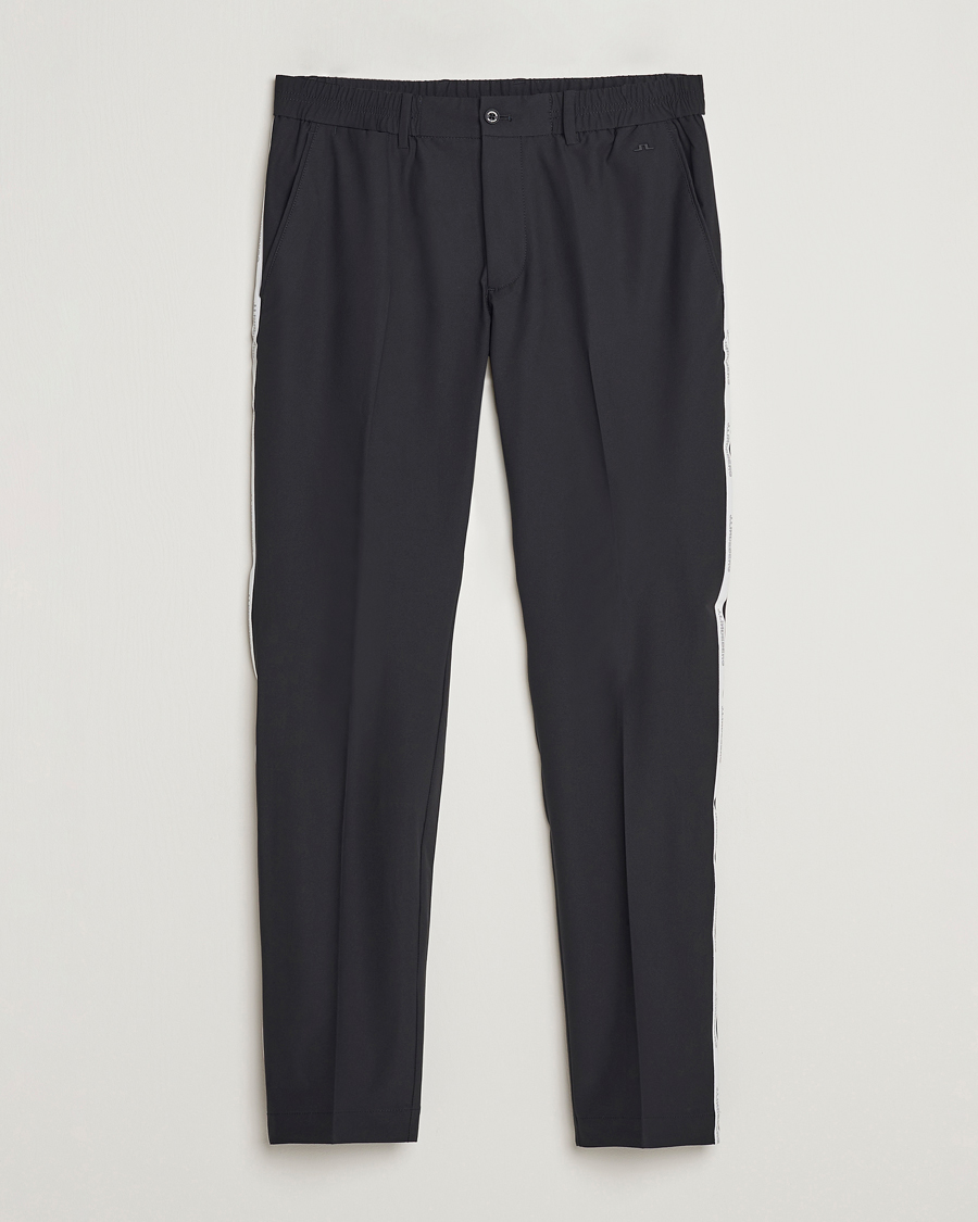 Homme | Pantalons | J.Lindeberg | Stuart Stretch Stripe Golf Trouses Black