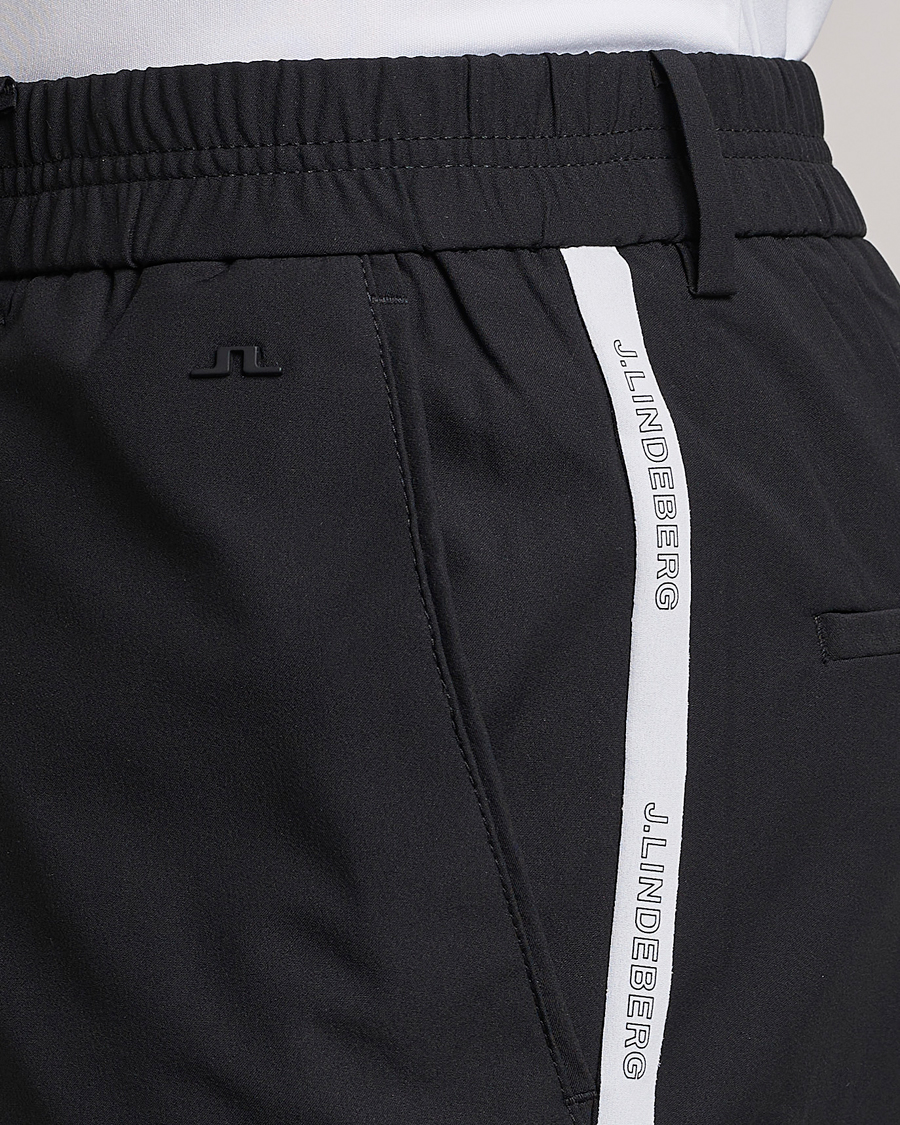 Homme | Pantalons | J.Lindeberg | Stuart Stretch Stripe Golf Trouses Black