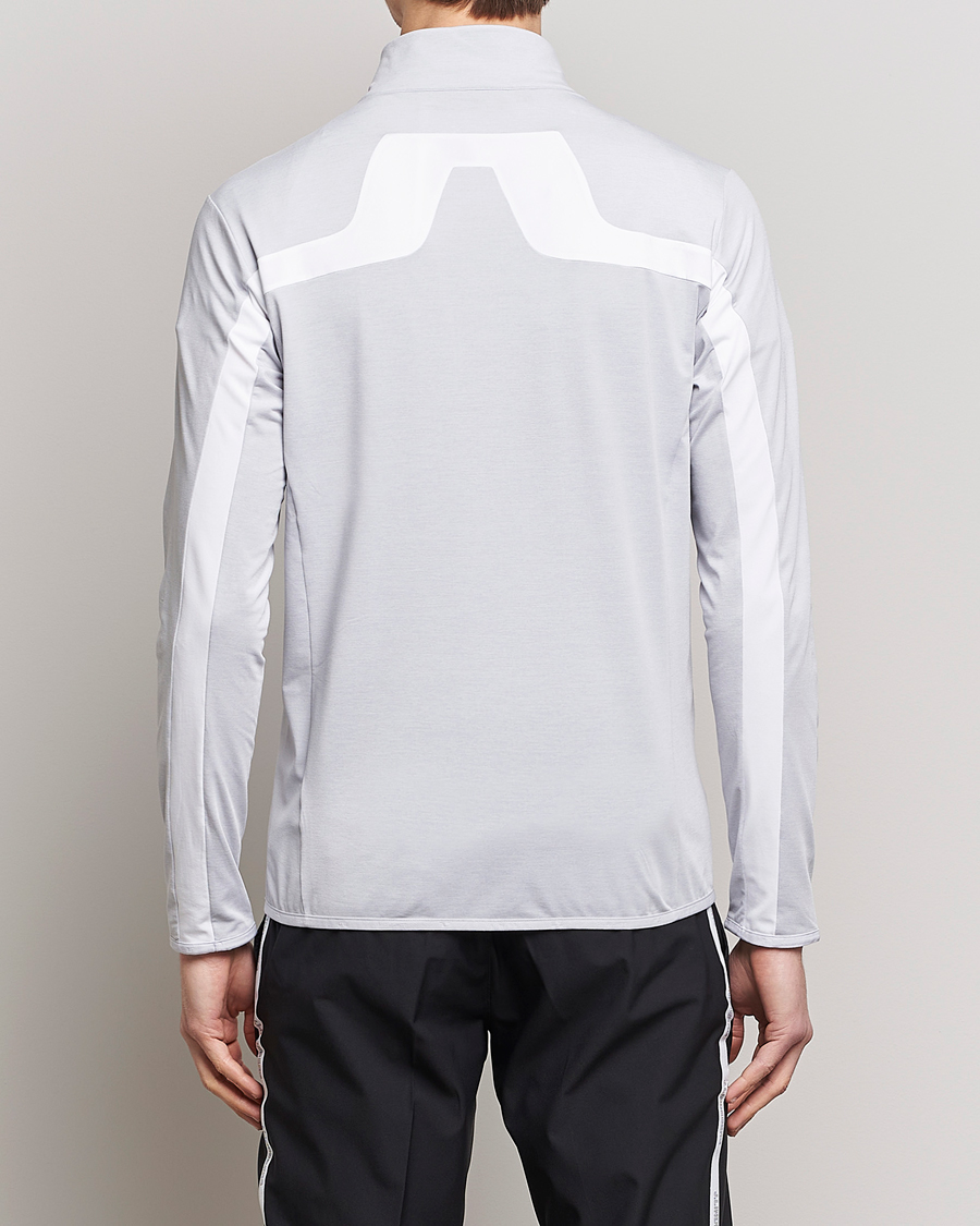 Homme | Pulls Et Tricots | J.Lindeberg | Jarvis Mid Layer Full Zip Light Grey Melange
