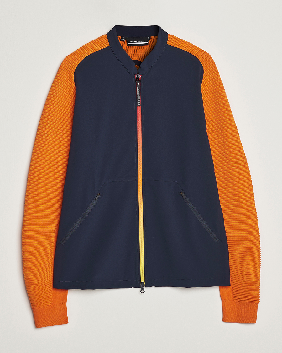 Homme | Manteaux Et Vestes | J.Lindeberg | Rolf Hybrid Knitted Jacket Navy