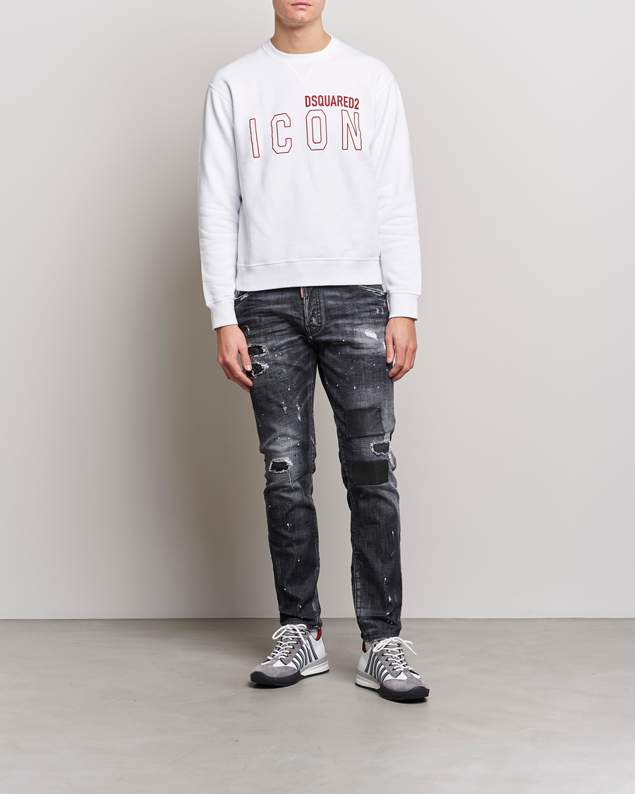 Homme | Jeans | Dsquared2 | Skater Jeans Medium Black Wash
