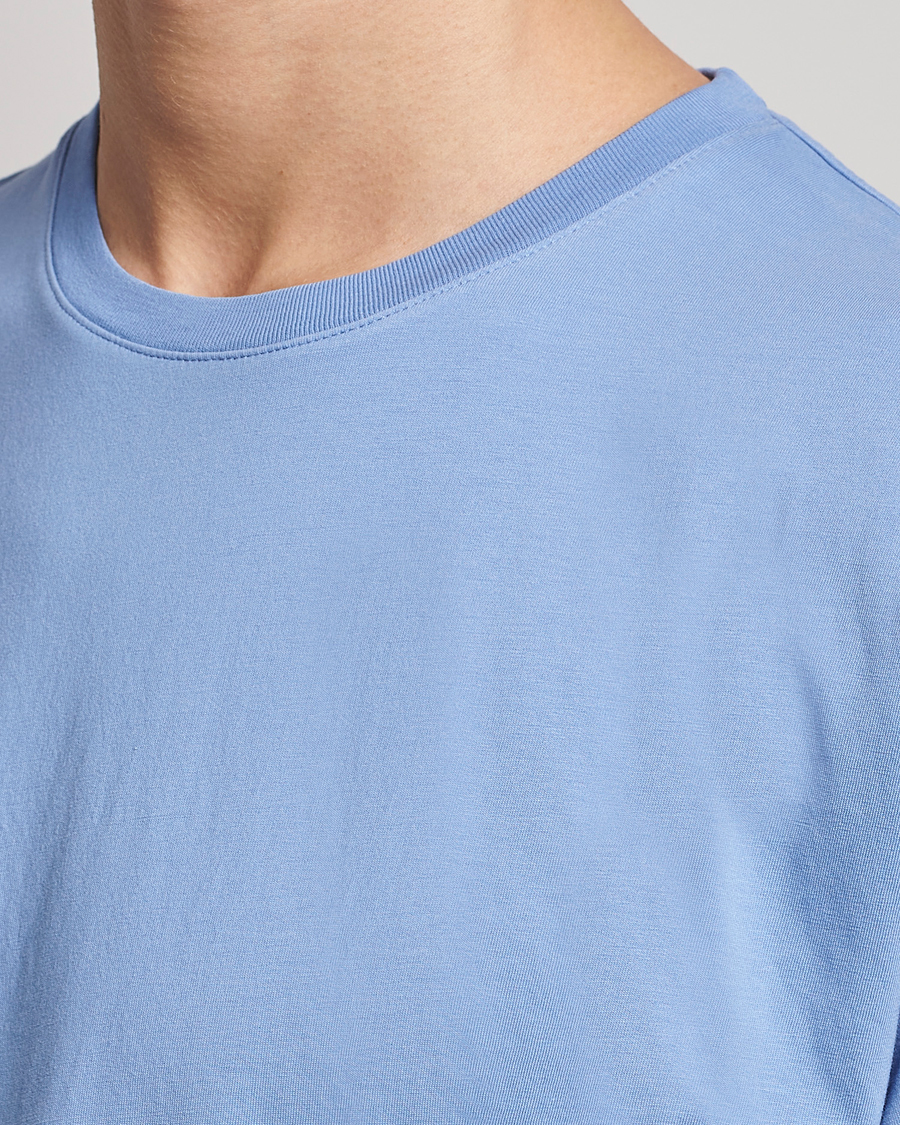 Homme | T-shirts | Jeanerica | Marcel Crew Neck T-Shirt Sky Blue