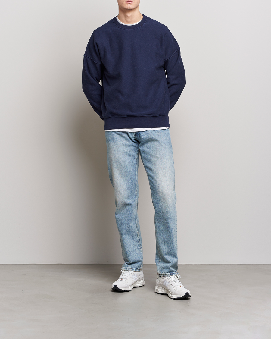 Homme | Pulls Et Tricots | Jeanerica | Paule Crew Neck Sweatshirt Dark Navy