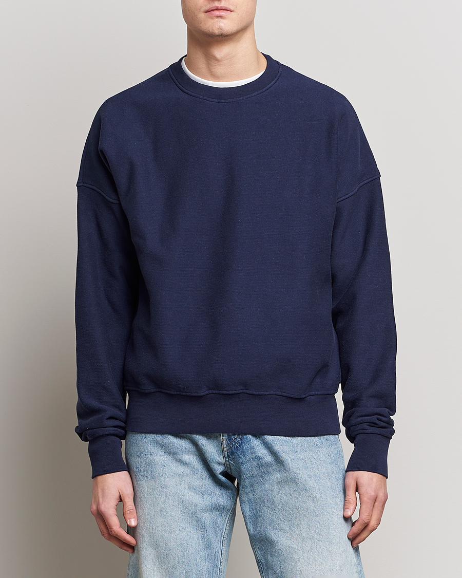 Homme | Pulls Et Tricots | Jeanerica | Paule Crew Neck Sweatshirt Dark Navy