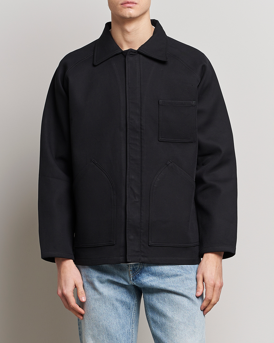Homme | Manteaux Et Vestes | Jeanerica | Tom Heavy Workwear Shirt Jacket Black