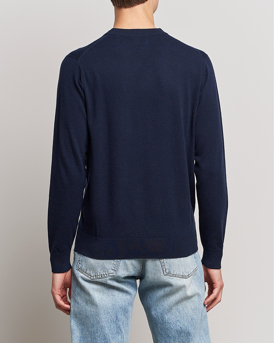 Homme | Pulls Et Tricots | GANT | Banner Shield Lambswool Crew Neck Eavning Blue
