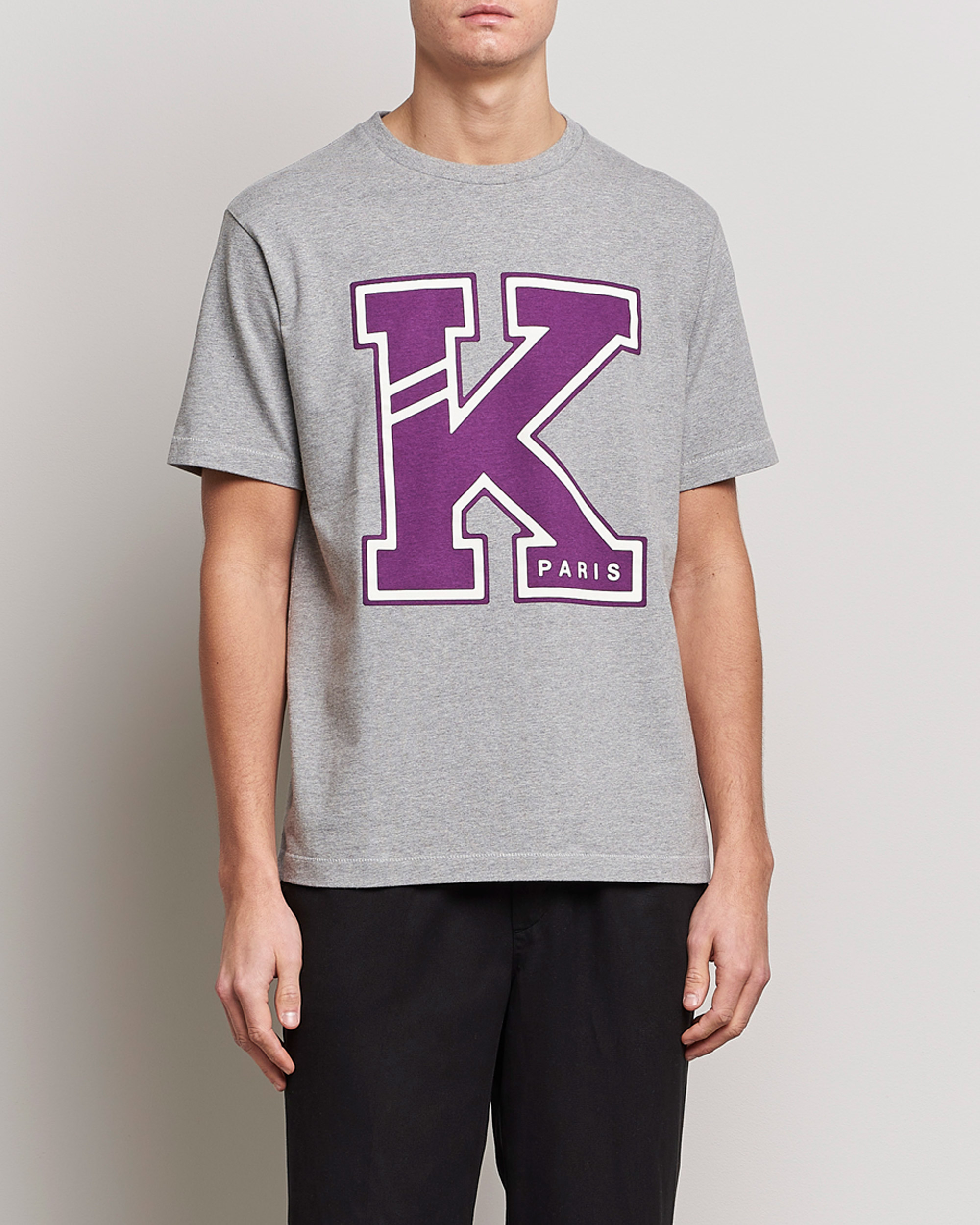 Homme | T-shirts | KENZO | College Classic T-Shirt Pearl Grey
