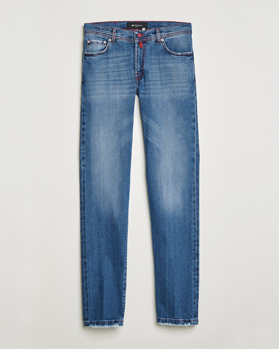 Homme | Jeans | Kiton | Kurabo Denim Jeans Light Indigo