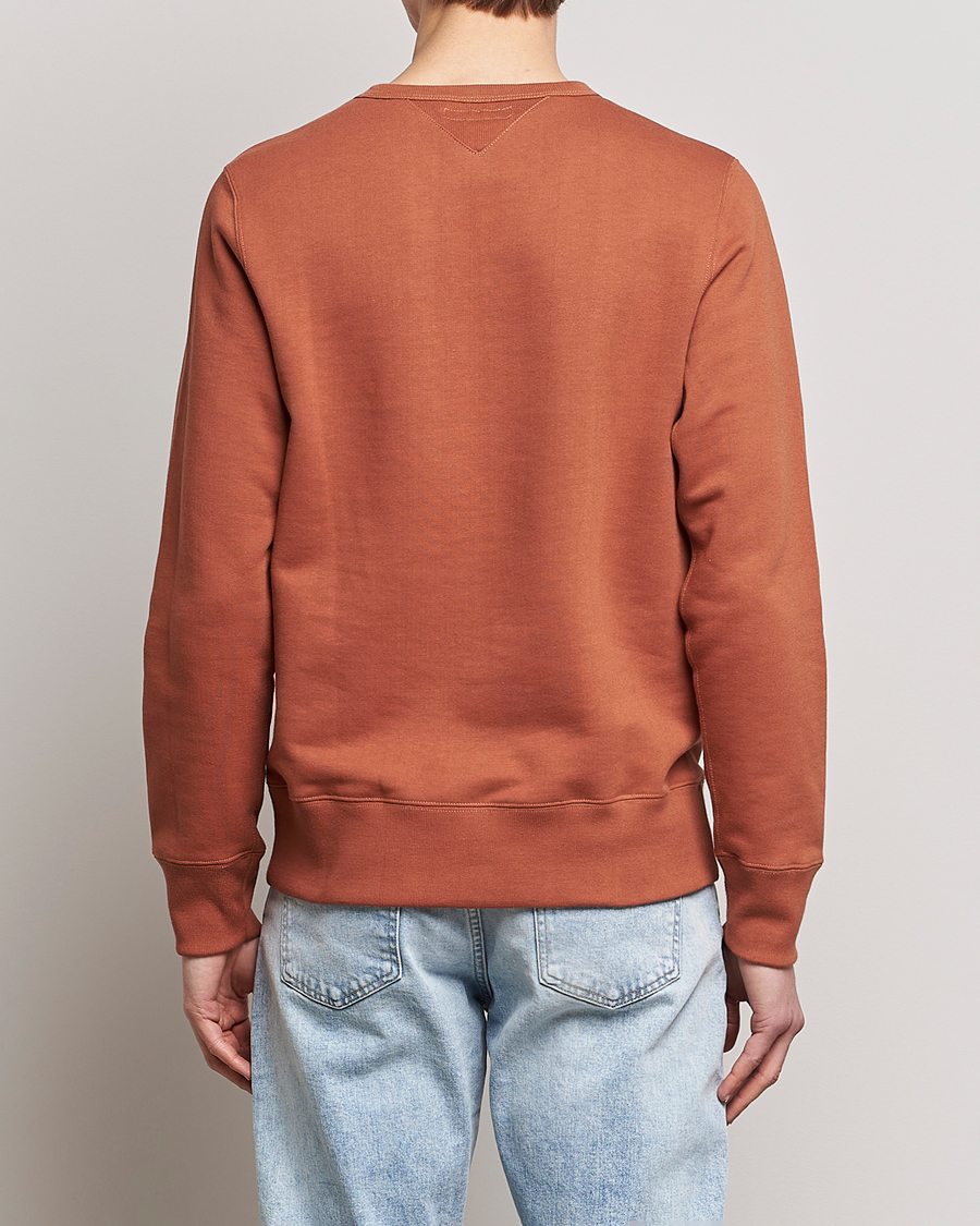 Homme | Pulls Et Tricots | Merz b. Schwanen | Organic Cotton Crew Neck Sweat Sierra Red