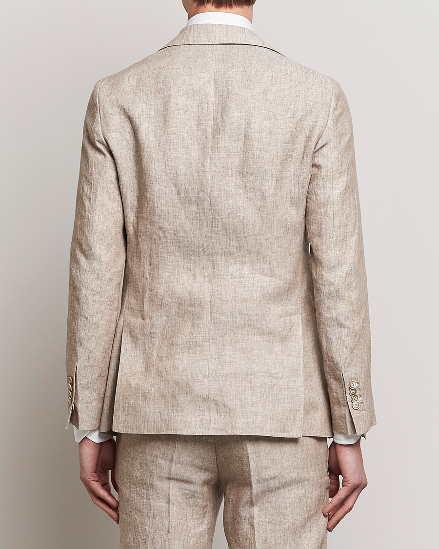 Homme | Blazers | Morris Heritage | Mike Patch Pocket Linen Suit Blazer Beige
