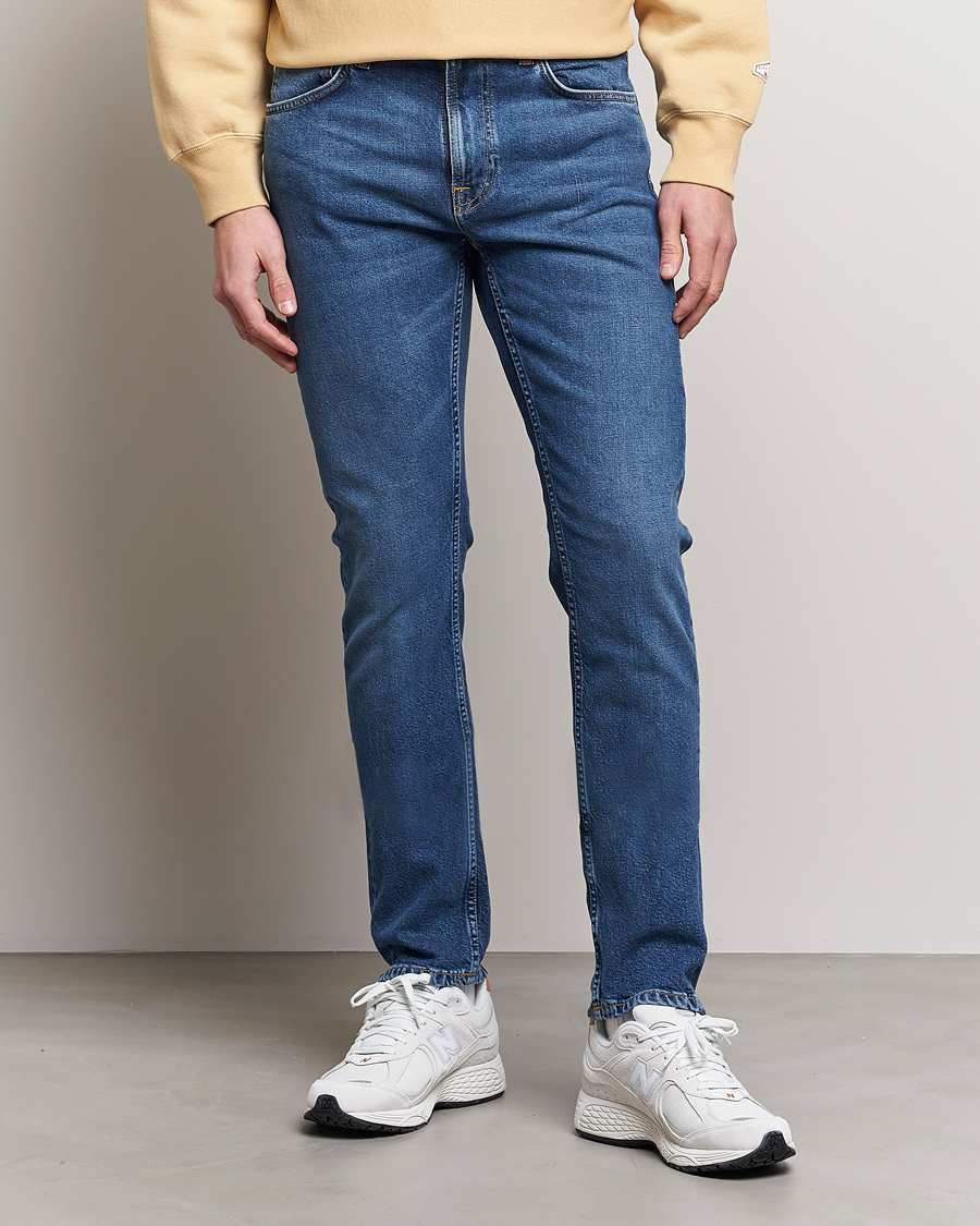 Homme | Jeans | Nudie Jeans | Lean Dean Jeans Blue Mud