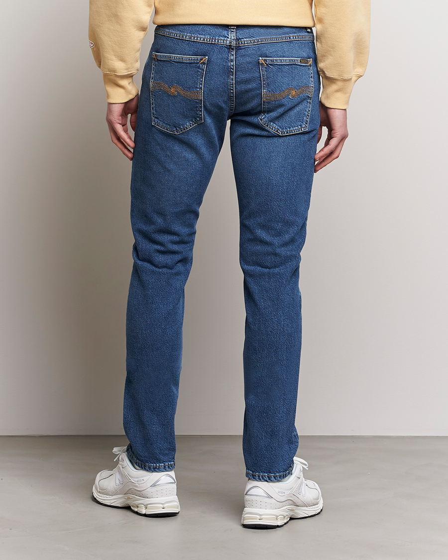 Homme | Jeans | Nudie Jeans | Lean Dean Jeans Blue Mud