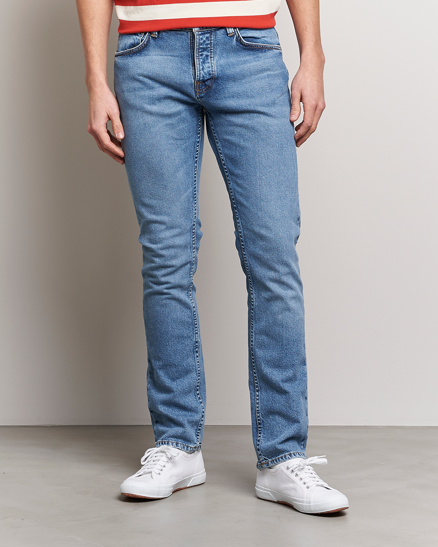 Homme | Jeans | Nudie Jeans | Grim Tim Jeans Worn Pale Blue