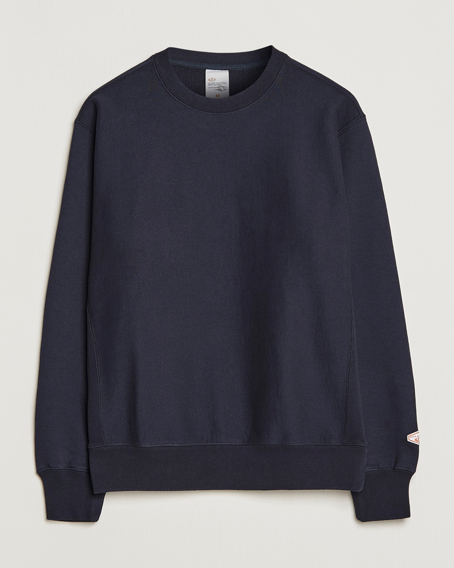 Heren | Truien | Nudie Jeans | Hasse Crew Neck Sweatshirt Navy