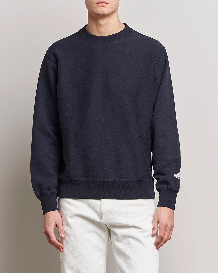 Homme | Pulls Et Tricots | Nudie Jeans | Hasse Crew Neck Sweatshirt Navy