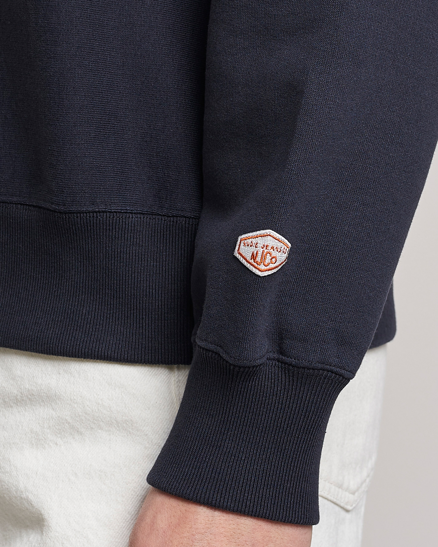 Homme | Pulls Et Tricots | Nudie Jeans | Hasse Crew Neck Sweatshirt Navy