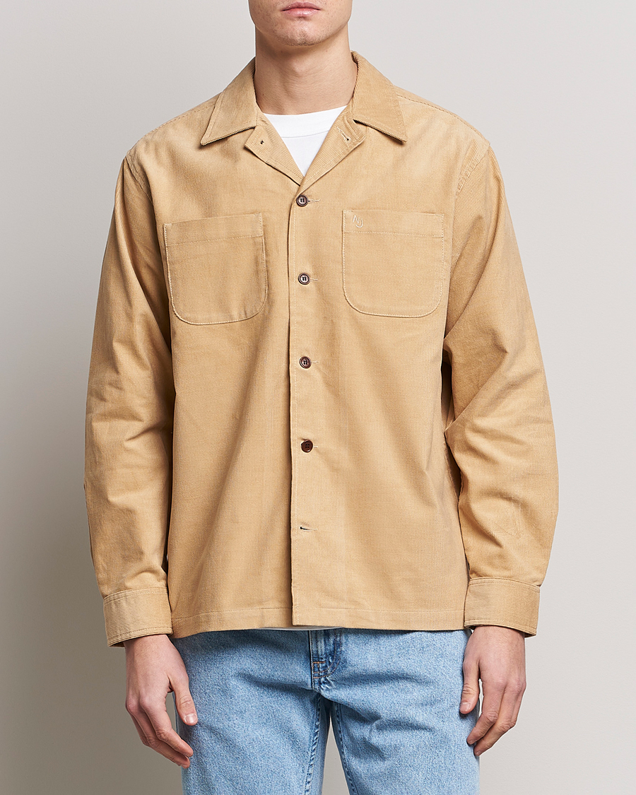 Homme | Chemises | Nudie Jeans | Vincent Cord Overshirt Faded Sun