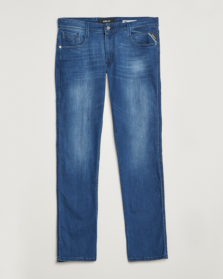 Homme | Jeans | Replay | Anbass Powerstretch Jeans Medium Blue