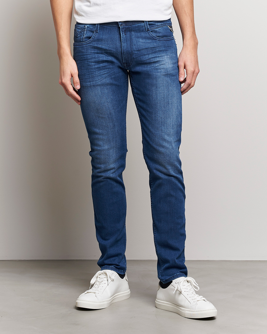 Homme | Jeans | Replay | Anbass Powerstretch Jeans Medium Blue