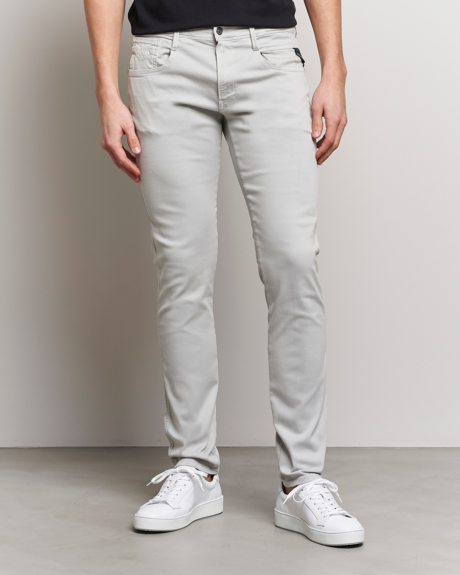 Homme | Pantalons | Replay | Anbass Hyperflex X.Lite 5-Pocket Pants Chaulk Grey