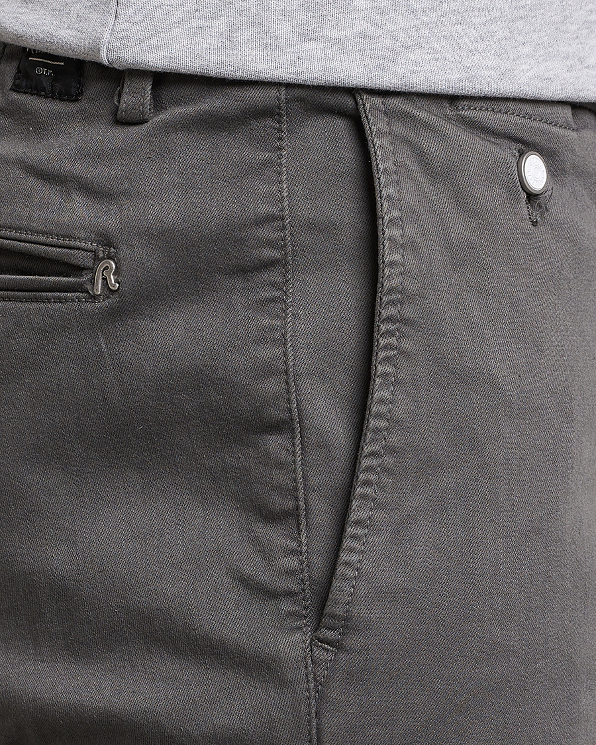 Heren | Broeken | Replay | Benni Hyperflex X-Lite Chinos Grey