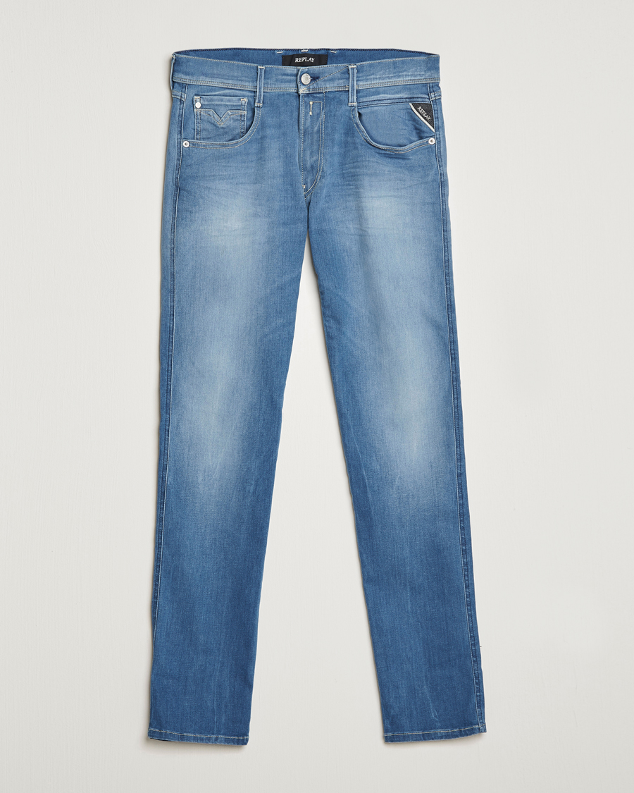 Homme | Jeans | Replay | Anbass Hyperflex Recyceled 360 Jeans Medium Blue