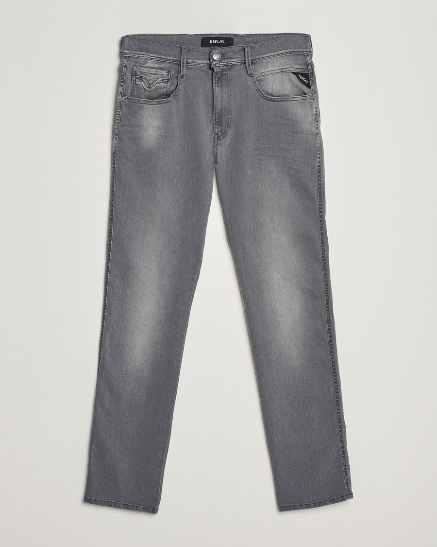 Homme | Jeans | Replay | Anbass Hyperflex Recyceled 360 Jeans Washed Grey