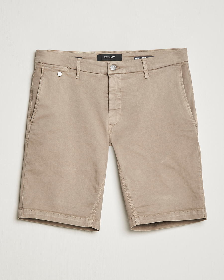 Homme | Shorts | Replay | Benni Hyperflex Shorts Sand