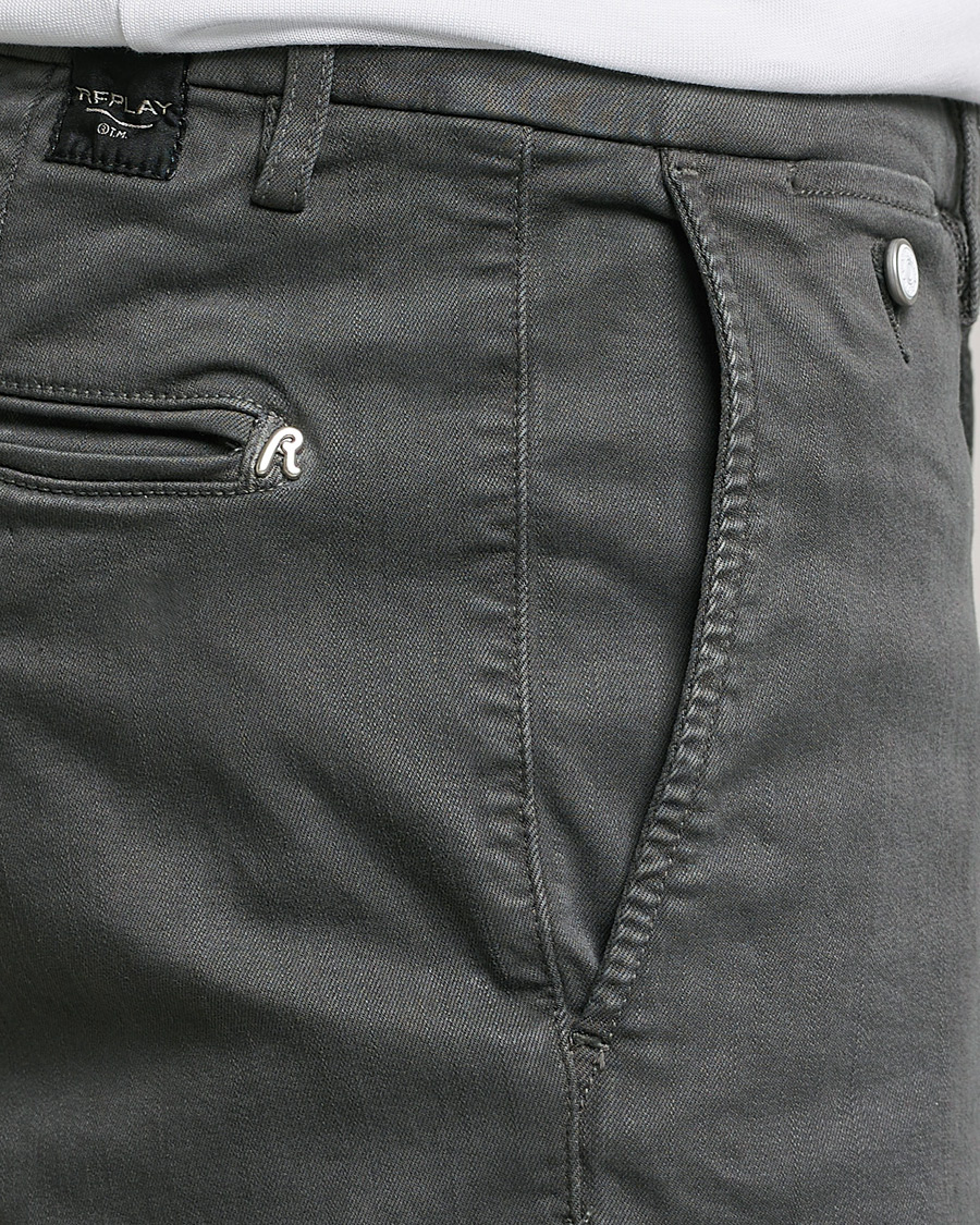 Heren | Korte broek | Replay | Benni Hyperflex Shorts Grey