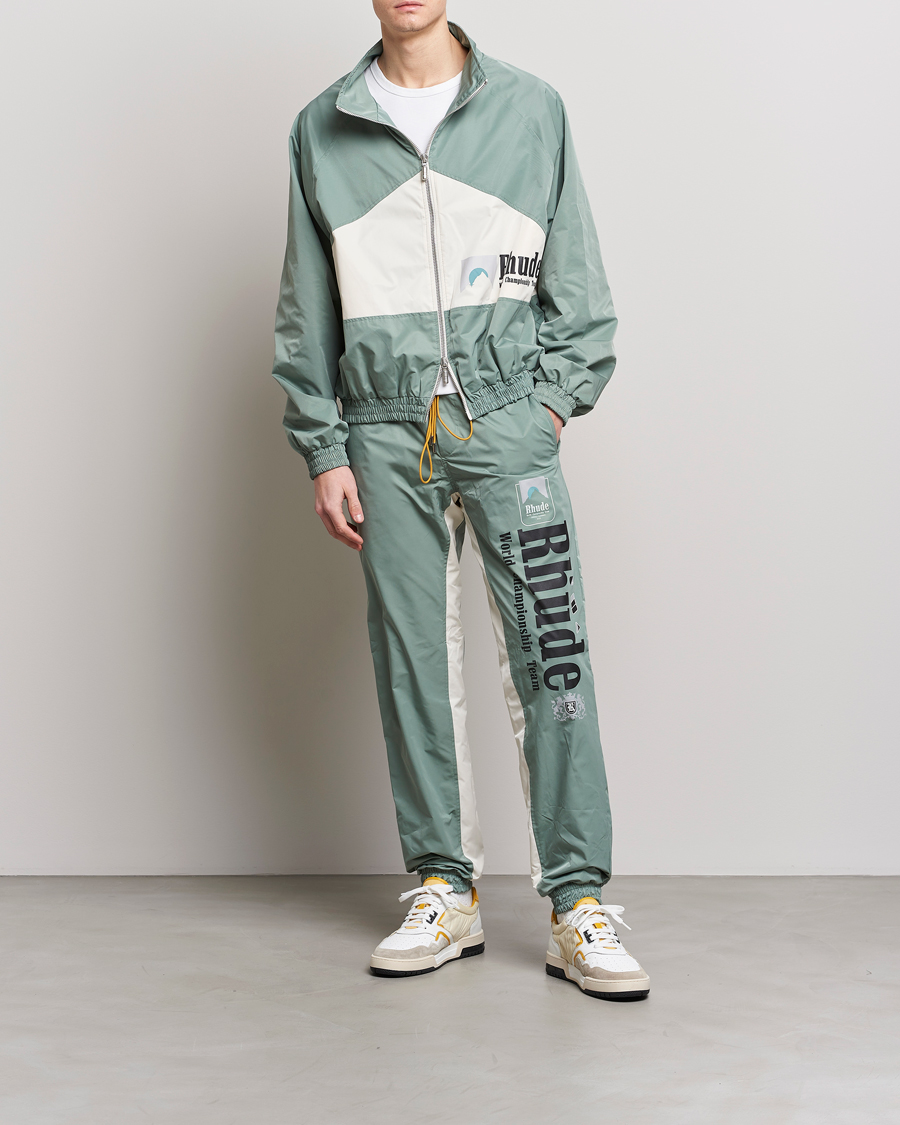 Heren | Jassen | Rhude | Senna Flight Jacket Ivory/Sage
