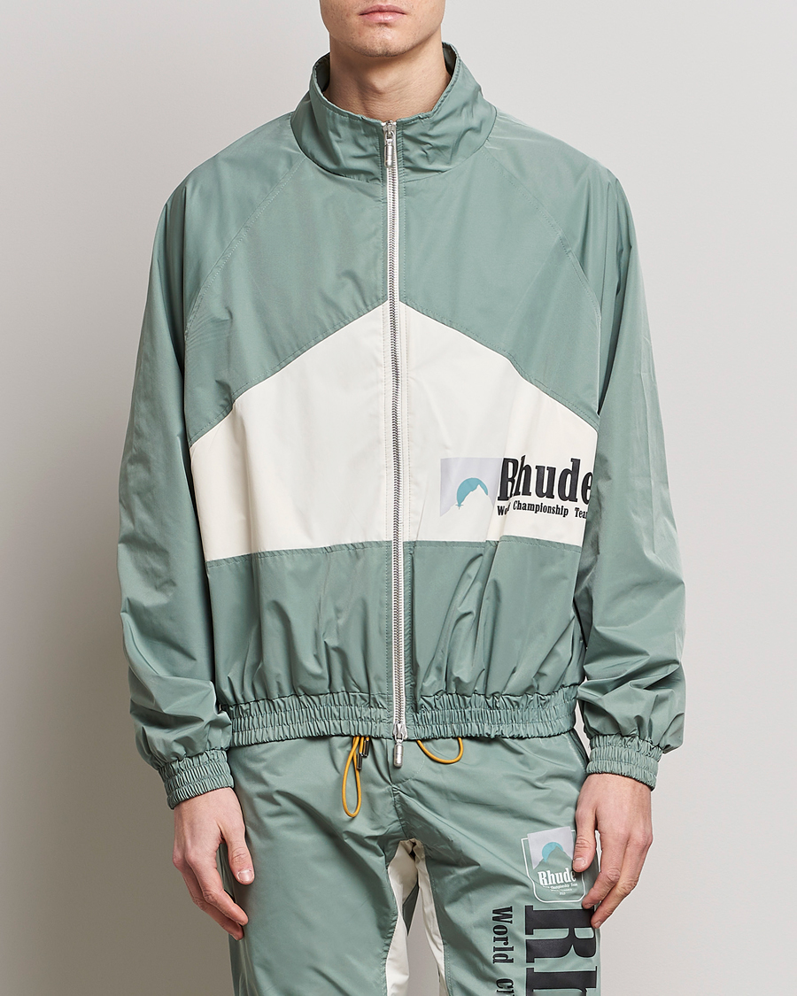 Heren | Jassen | Rhude | Senna Flight Jacket Ivory/Sage