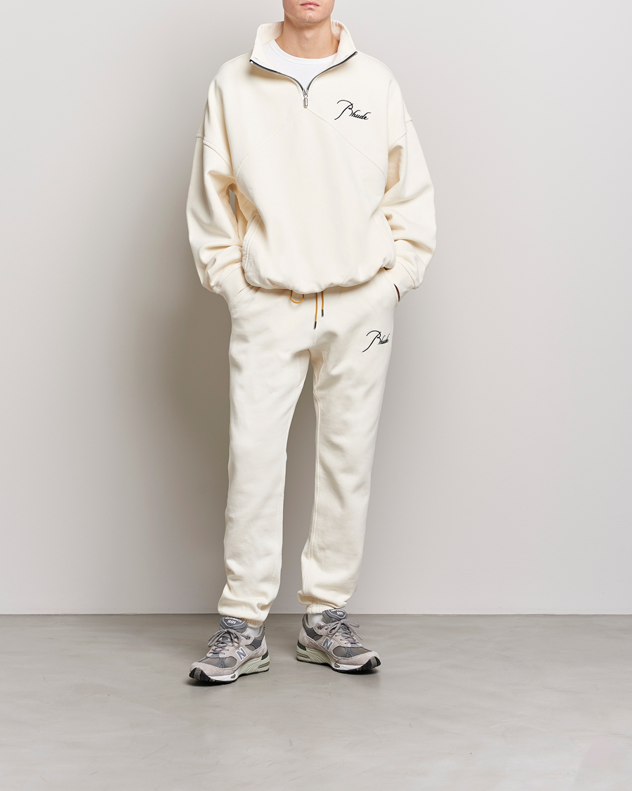 Heren | Truien | Rhude | Quarter Zip Off White
