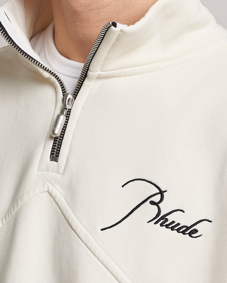 Heren | Truien | Rhude | Quarter Zip Off White