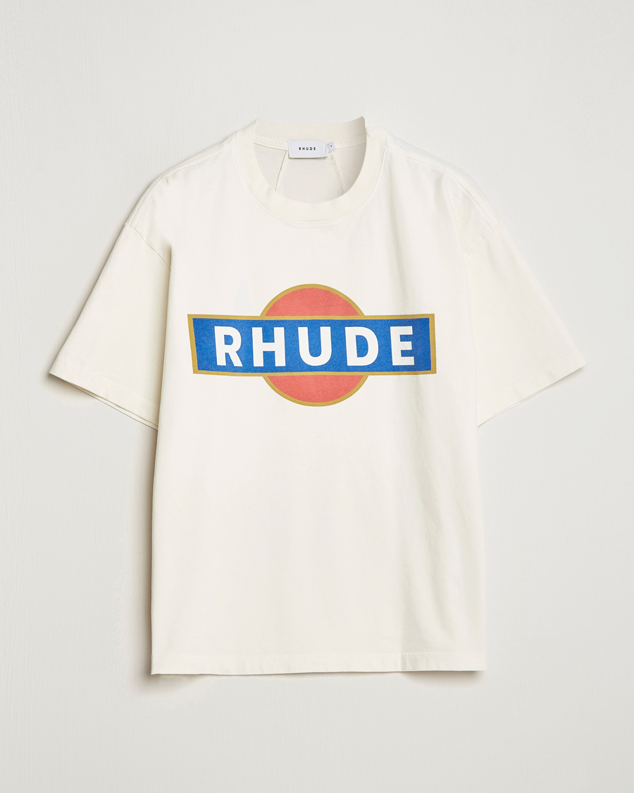 Heren | T-shirts | Rhude | Vintage Racer T-Shirt White
