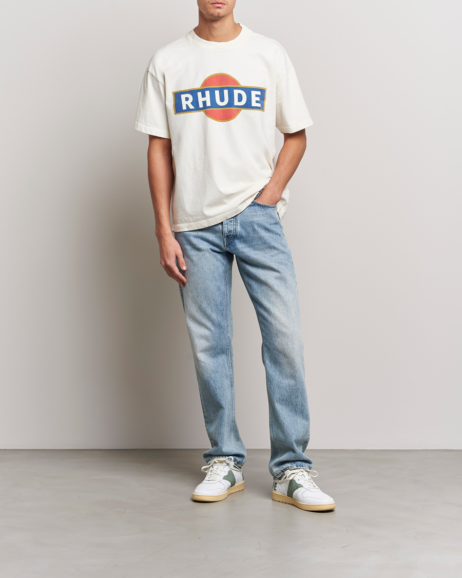 Heren | T-shirts | Rhude | Vintage Racer T-Shirt White