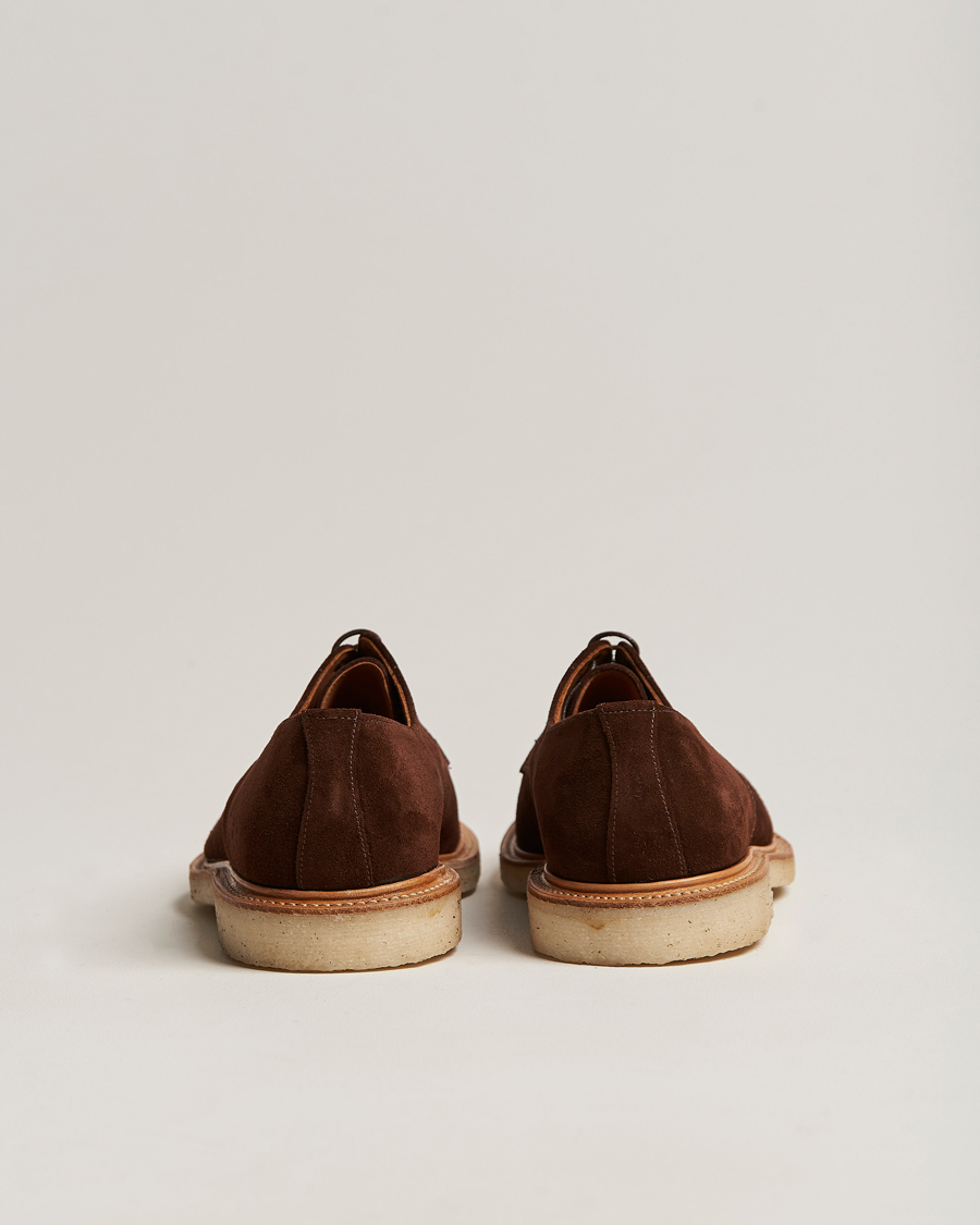 Homme | Sanders Archie Gibson Suede Derby Polo Snuff | Sanders | Archie Gibson Suede Derby Polo Snuff