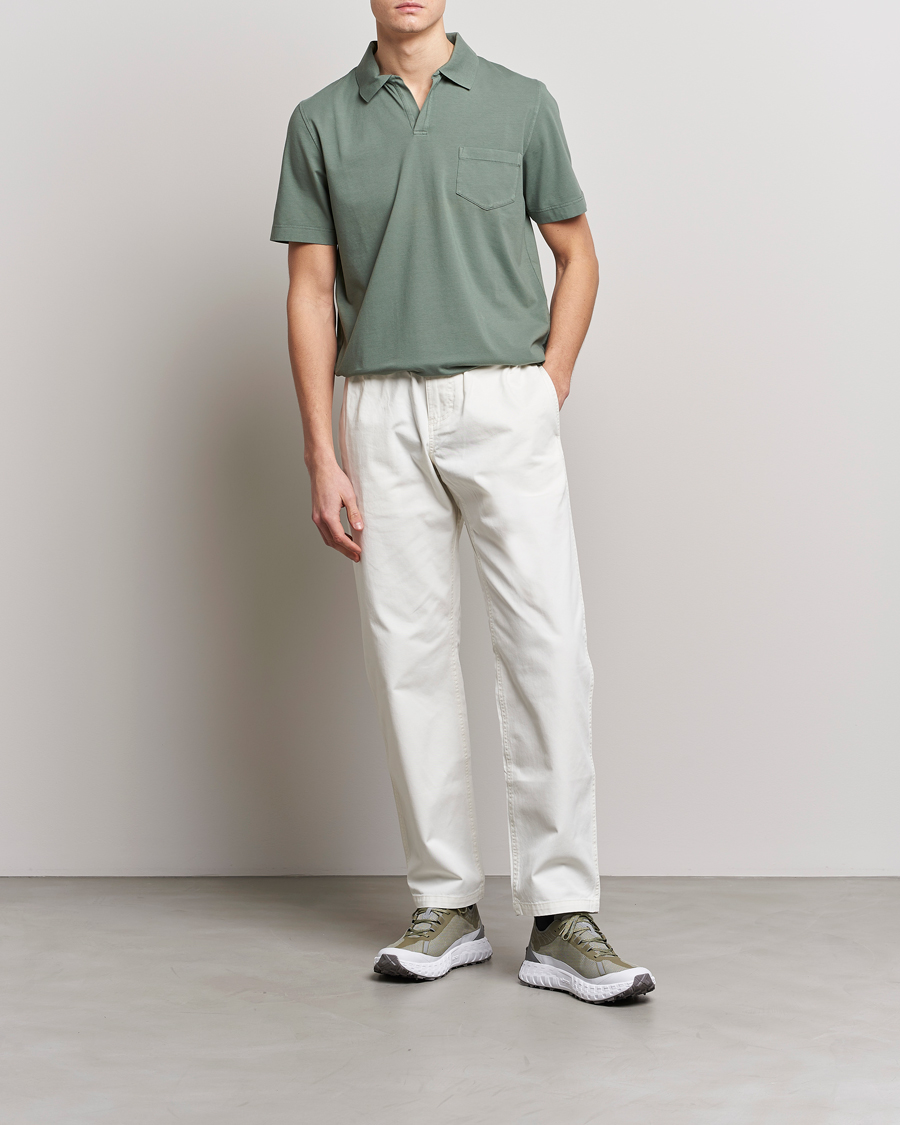 Homme | Polos | SEASE | Short Sleeve Jersey Polo Sage