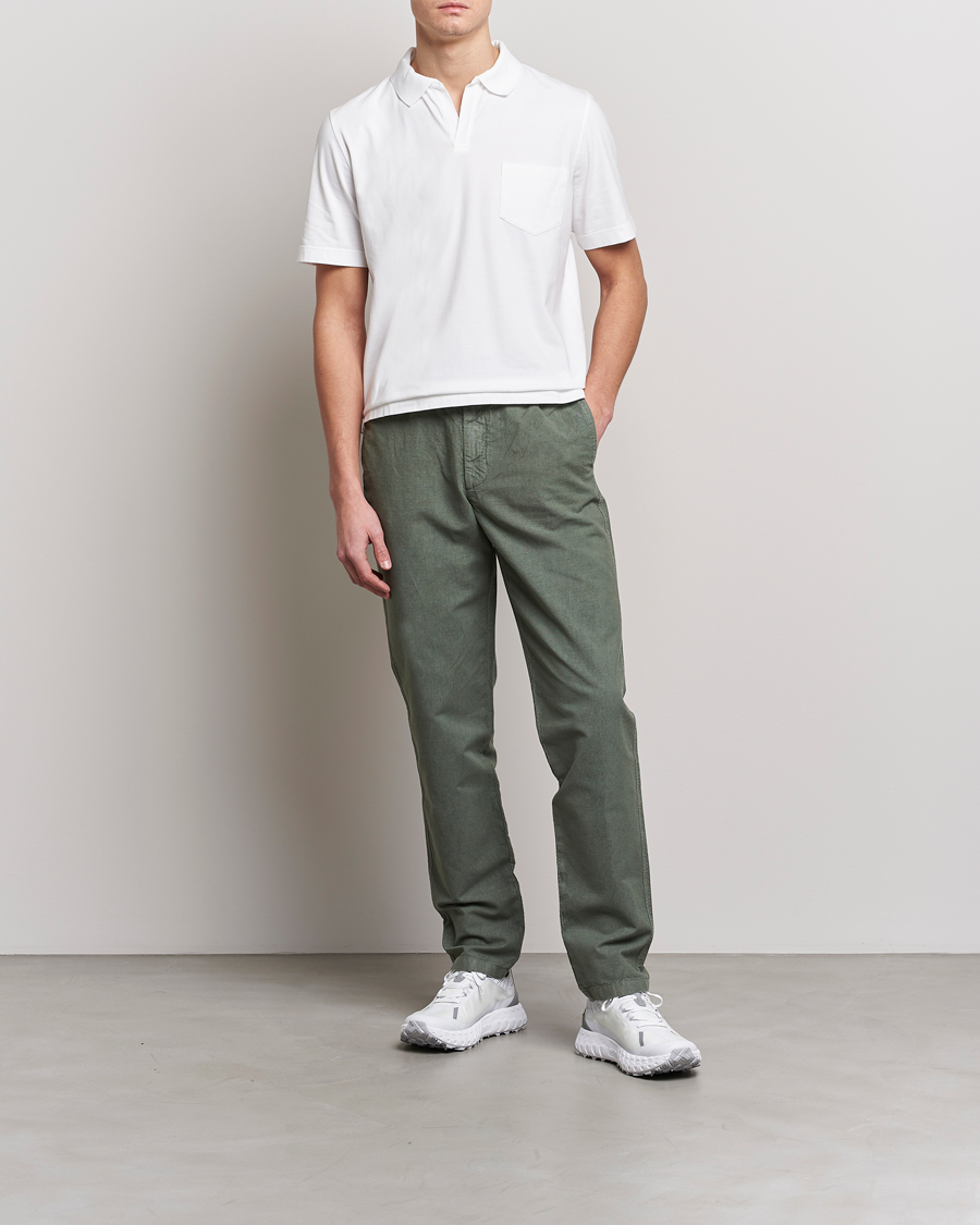Homme | Polos | SEASE | Short Sleeve Jersey Polo White