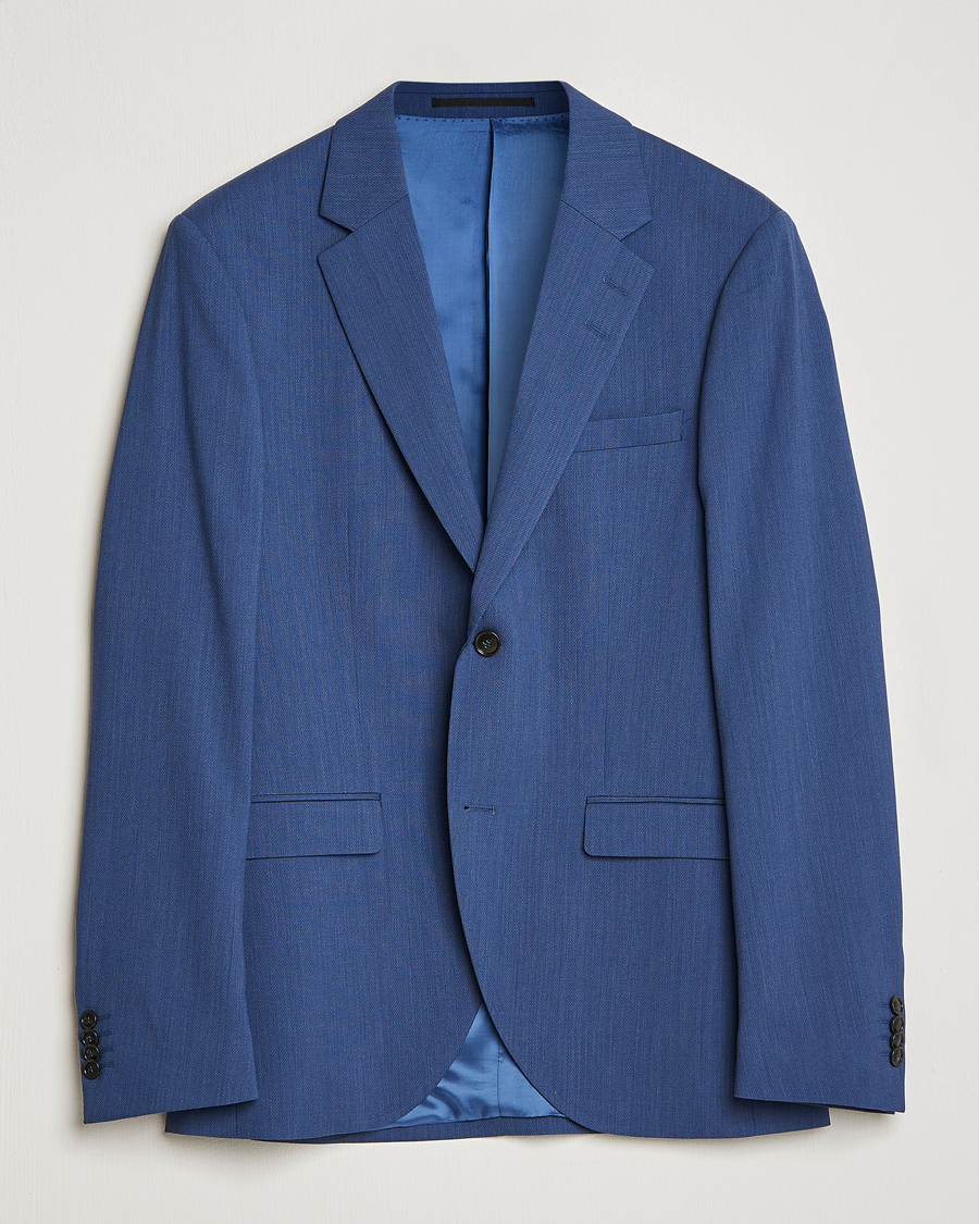 Homme | Blazers | Tiger of Sweden | Jamonte Wool Blazer Garage Blue