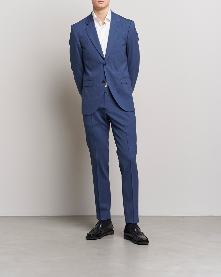 Homme | Blazers | Tiger of Sweden | Jamonte Wool Blazer Garage Blue
