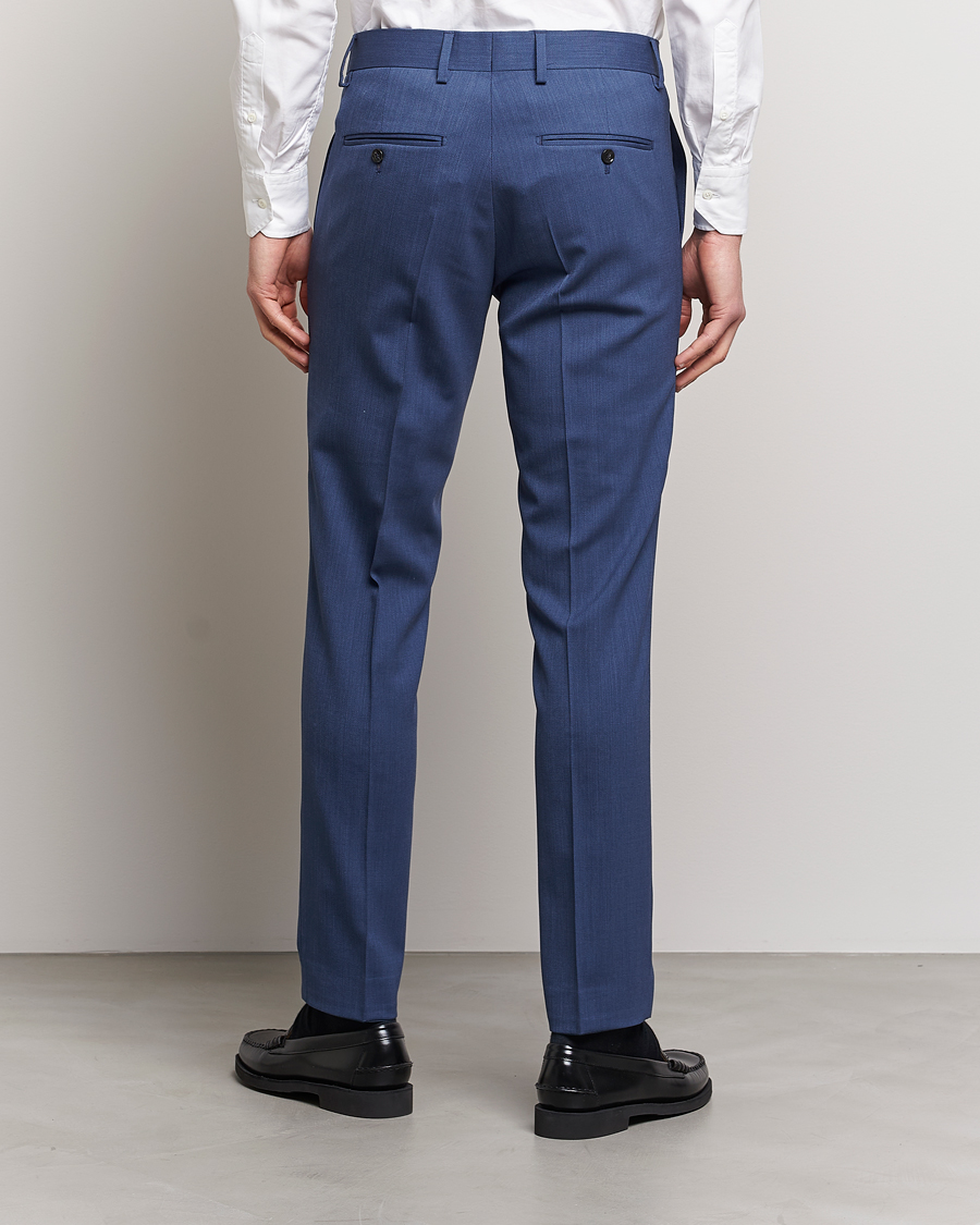 Homme | Pantalons | Tiger of Sweden | Tordon Wool Trousers Garage Blue