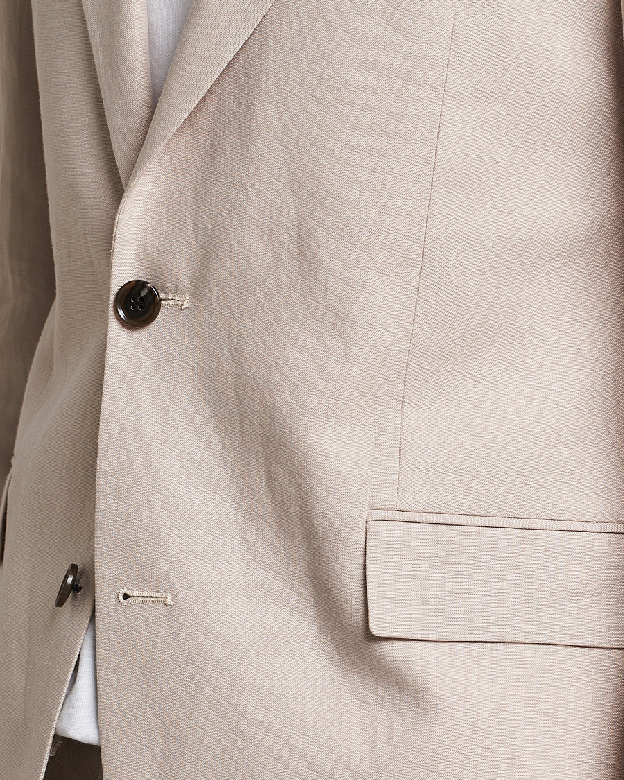 Homme | Blazers | Tiger of Sweden | Justin Linen Blazer Cream Sand