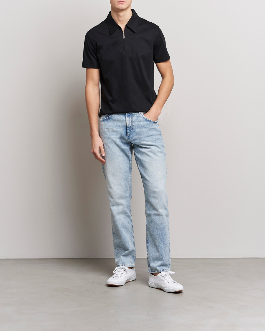 Homme | Chemises | Tiger of Sweden | Laron Mercerized Cotton Shirt Black