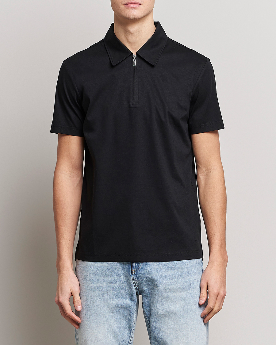 Homme | Chemises | Tiger of Sweden | Laron Mercerized Cotton Shirt Black