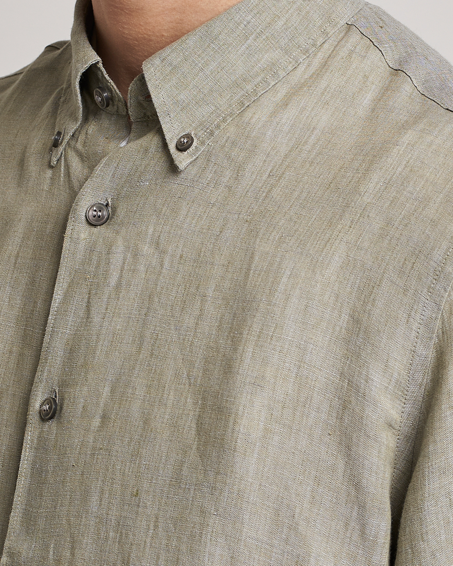 Homme | Chemises | Tiger of Sweden | Sankt Linen Shirt Shadow