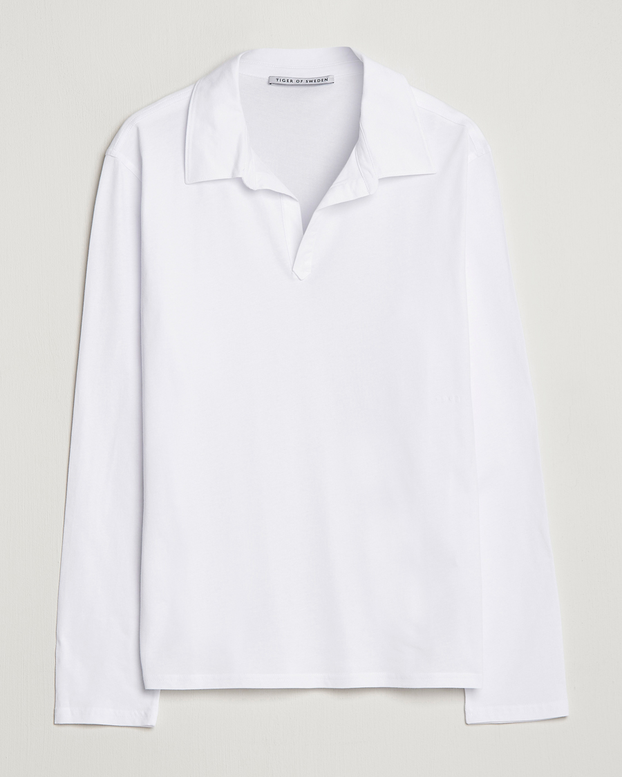 Homme | T-shirts | Tiger of Sweden | Truane Organic Cotton T-Shirt Pure White