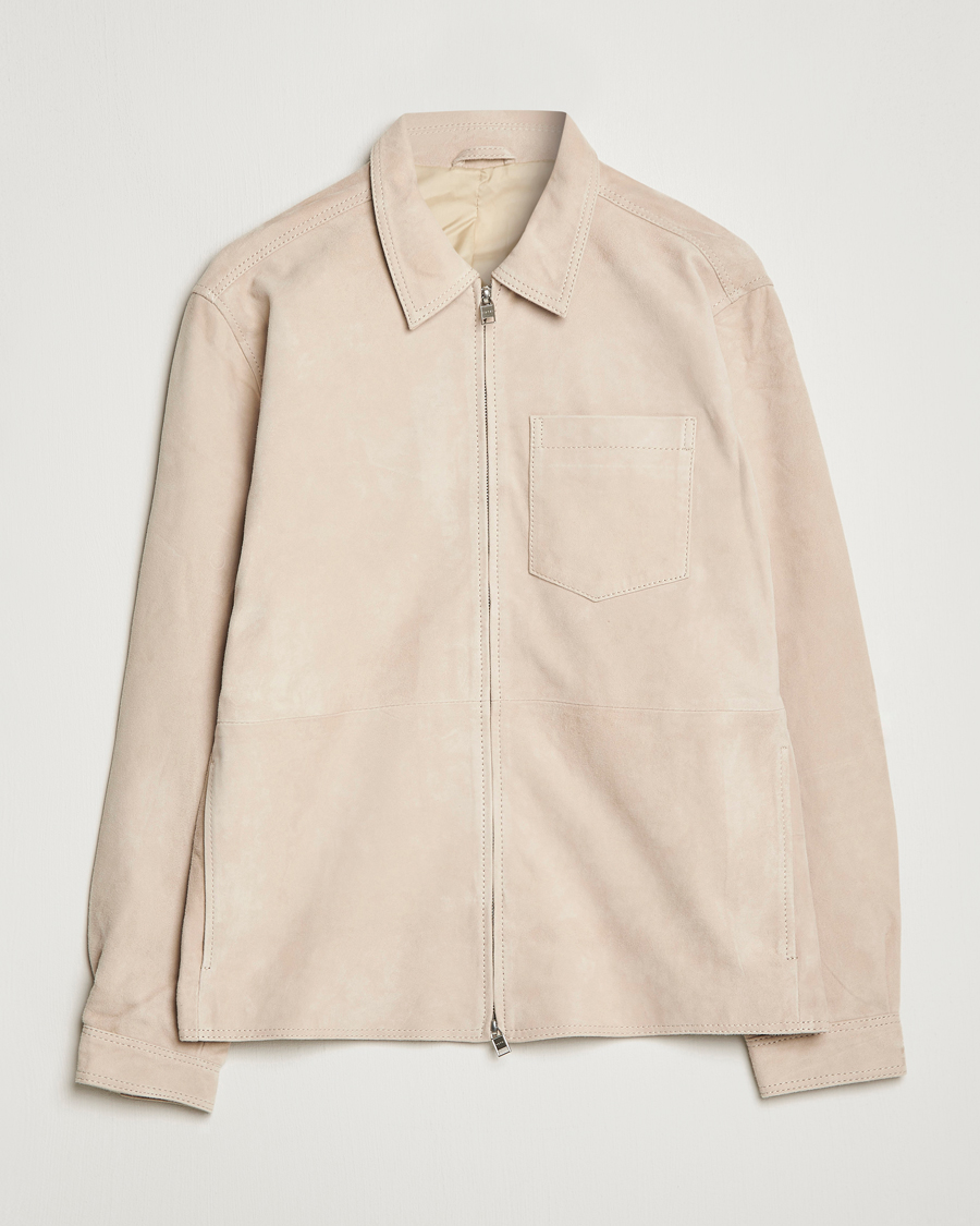 Homme | Manteaux Et Vestes | Tiger of Sweden | Lawson Suede Jacket Light Iory