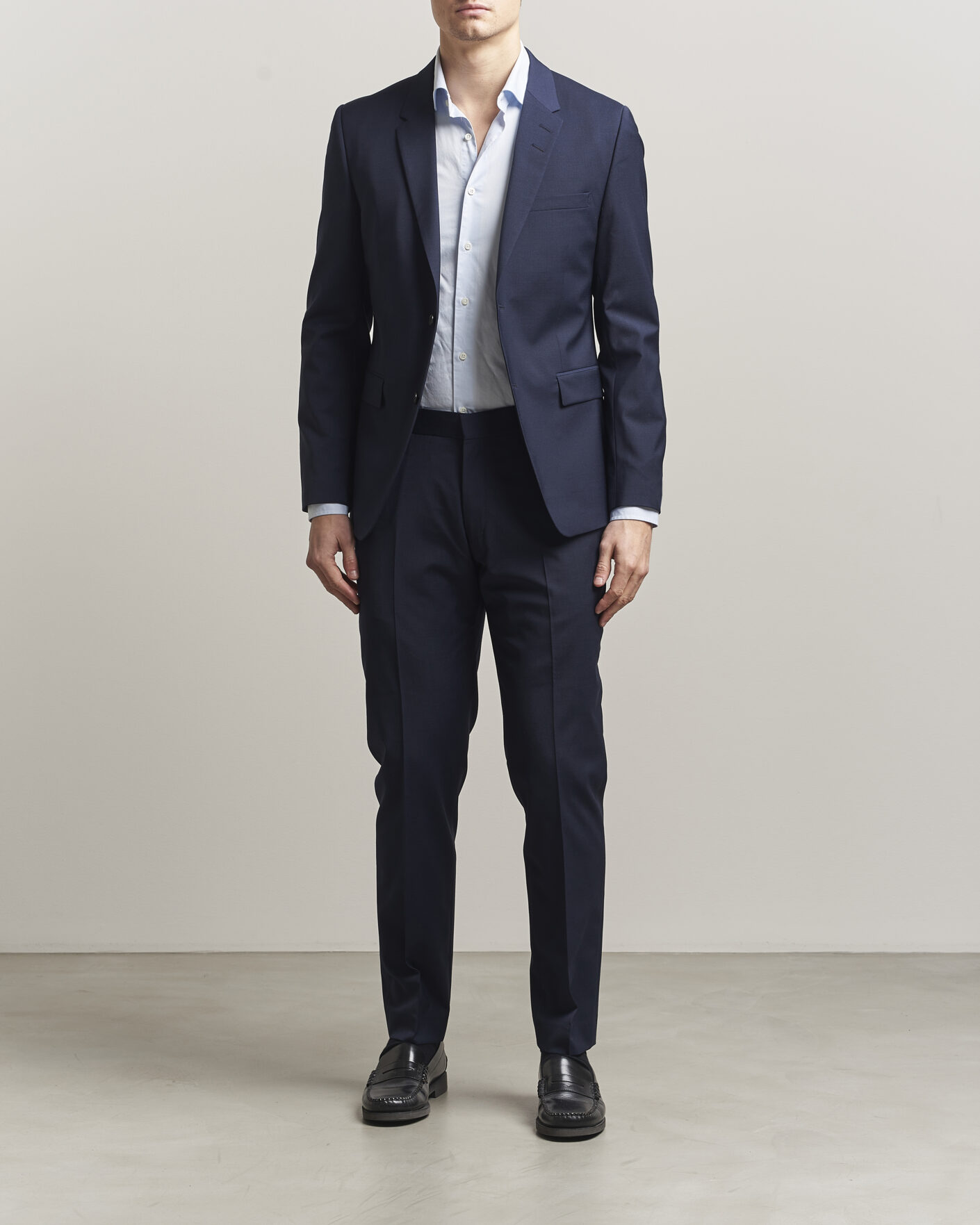 Homme | Pantalons | Tiger of Sweden | Tenuta Wool Travel Suit Trousers Royal Blue